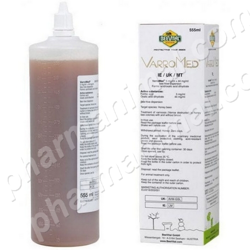 VARROMED  fl/555 ml 	LOT DE 2  emballage abim