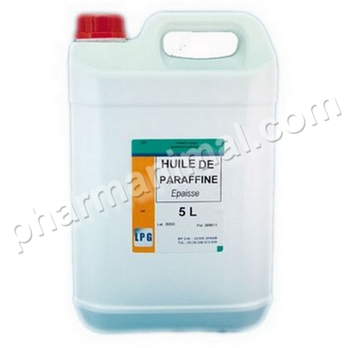 HUILE DE PARAFFINE EPAISSE bid/5 l APPAREIL DIGESTIF Pharmanimal parapharmacie pour animaux HUILE DE PARAFFINE EPAISSE bid/5 l APPAREIL DIGESTIF Pharmanimal parapharmacie pour animaux