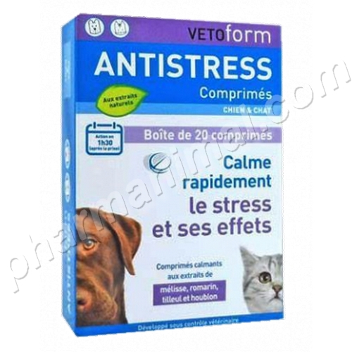 VETOFORM ANTISTRESS CHIEN CHAT	b/20      cpr