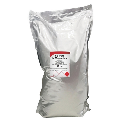 CHLORURE MAGNESIUM   sac/10 kg pdr  ***
