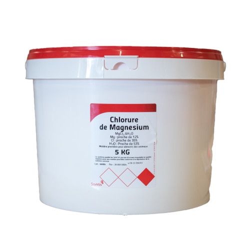 CHLORURE MAGNESIUM  seau/5 kg pdr