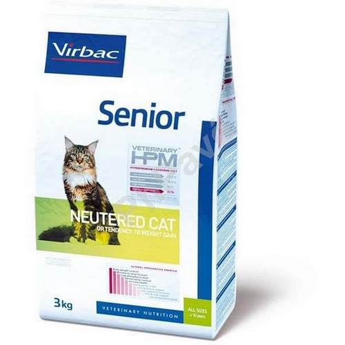 VIRBAC VETERINARY HPM SENIOR NEUTERED CAT  Sac de 1,5 kg