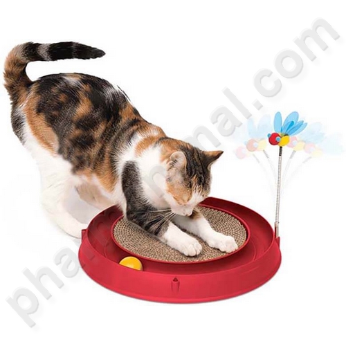 CAT PLAY CIRCUIT 3EN1 ROUGE