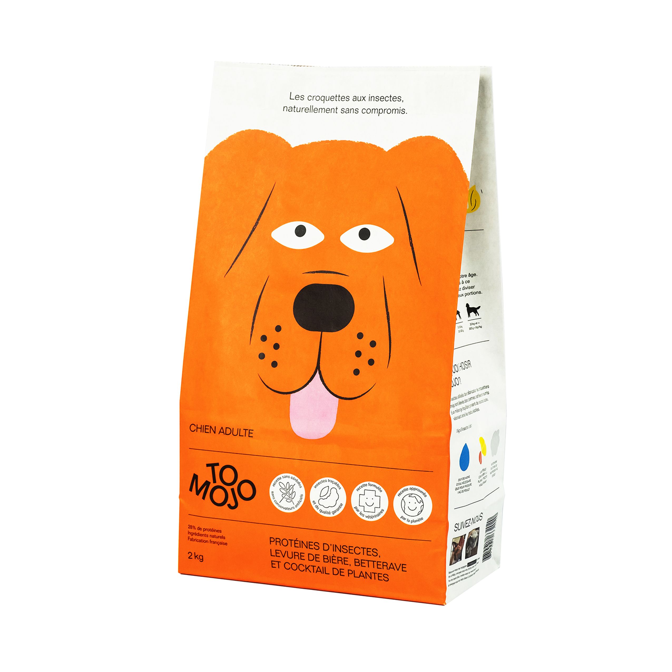 ENTO CROQUETTE CHIEN AUX INSEC SAC/2 KG