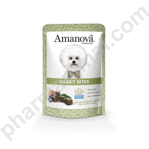 AMANOVA BITES LAPIN            	sac/100 g ALIMENTS