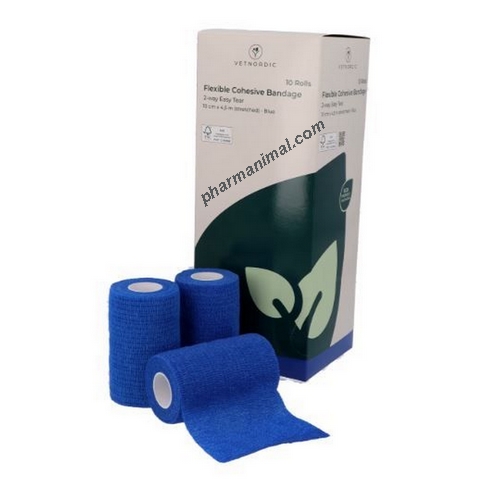 BANDES BLEUES AUTO-ADHESIVES  10CMX4,5 M 	B/10