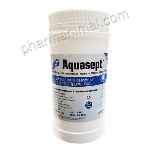 AQUASEPT   b/60    cpr LOT DE 2