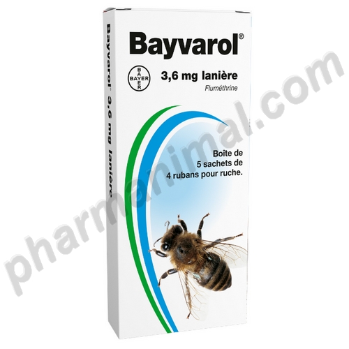 BAYVAROL 3,6 MG     b/5*4     	lanieres