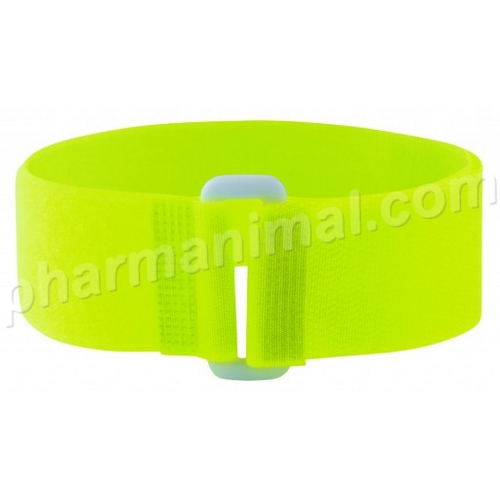 BRACELET AGRIPPANT FLUO JAUNE PAR/5