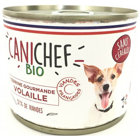 CANICHEF TERRINE PLT SANS CERE 	sac/200 g