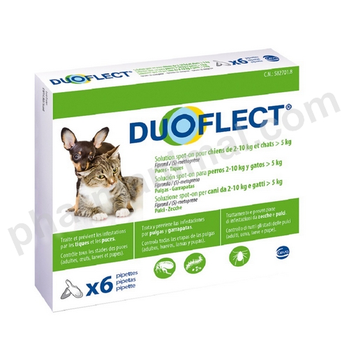 DUOFLECT CHIEN (2-10) CHAT>5KG  plaquette de 6