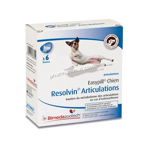 EASYPILL CHIEN RESOLVIN ARTICULAIRE B/6*28 g BARRES