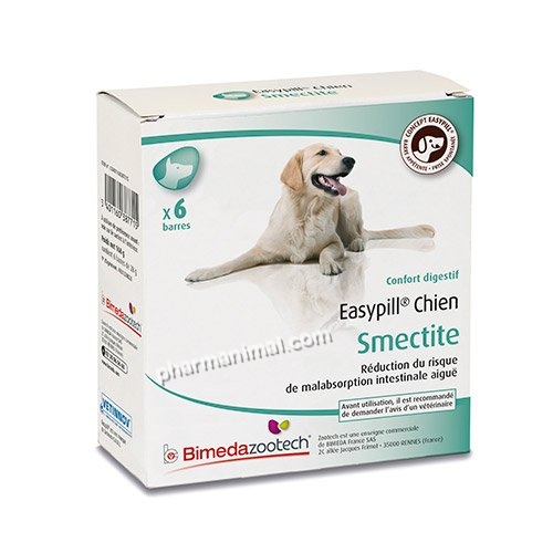 EASYPILL SMECTITE CHIEN B/6*28 G BARRES
