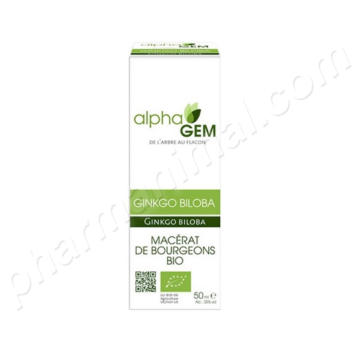 Ginkgo (Ginkgo biloba) j.p. BIO, 50 ml de Alphagem