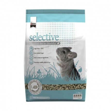 SELECTIVE ALIM CHINCHILLA      	sac/1,5kg granuls