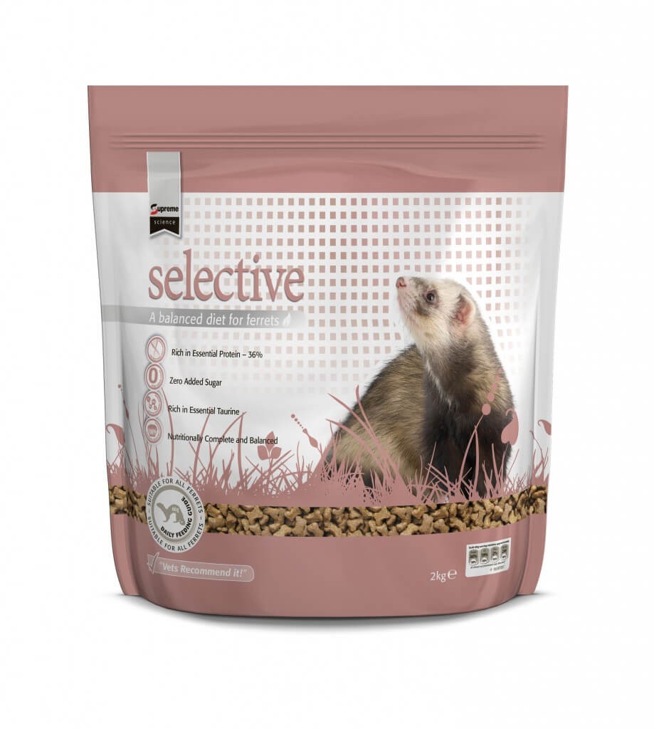 SELECTIVE ALIMENT FURET   sac/2 kg  granuls