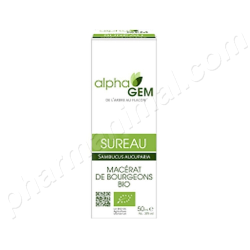 Sureau (Sambucus nigra) bourgeon BIO, 50 ml de Alphagem