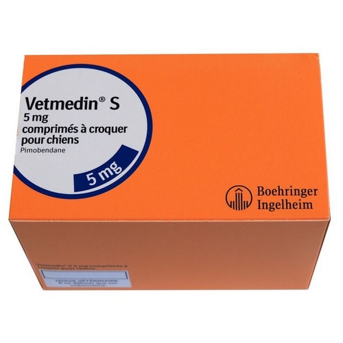 VETMEDIN S 5MG (A CROQUER)  b/100  cpr (ordonnance obligatoire)