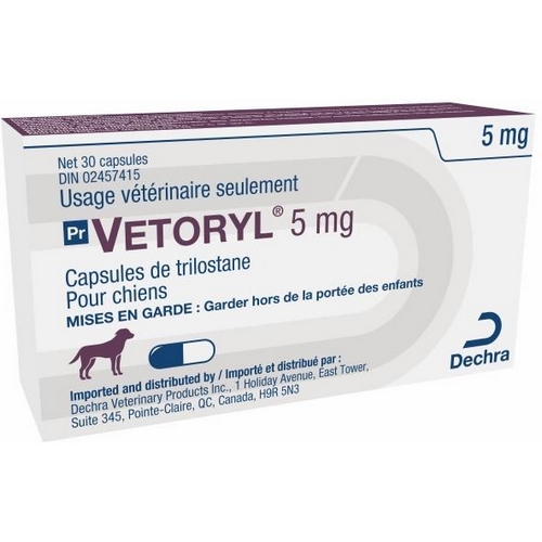 VETORYL 5 MG    b/30      gelules (ordonnance obligatoire)