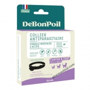 COLLIER NOIR CHATON/CHAT  DBP 	1 collier