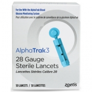 ALPHATRAK 3 LANCETTES STERILES   	b/50
