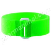 BRACELET AGRIPPANT FLUO VERT   	par/5     (108701)