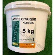 ACIDE CITRIQUE  ANHYDRE   seau/5 kg  ***