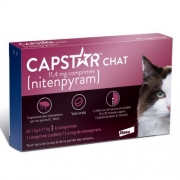 CAPSTAR 11,4 MG CHAT           	b/6       cpr