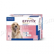 EFFITIX CHIEN (20-40 KG)       	plaq/4    	sol ext  	 	 	VIRBAC