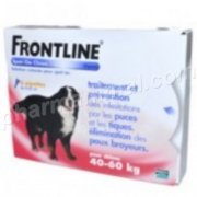 FRONTLINE CHIEN XL (40-60 KG) PLAQ/6